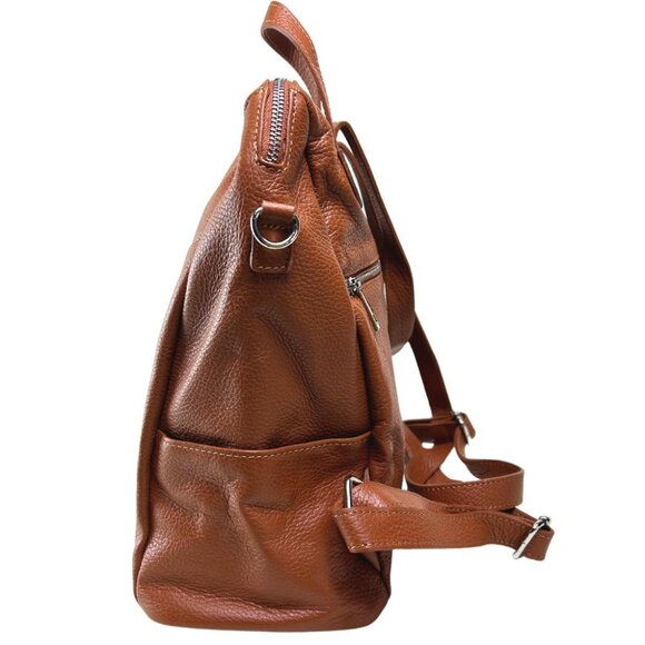 Ivan Troy Sama Brown Women\'s Italian Leather Shoulder Bag Outdoor Backpack main image 7